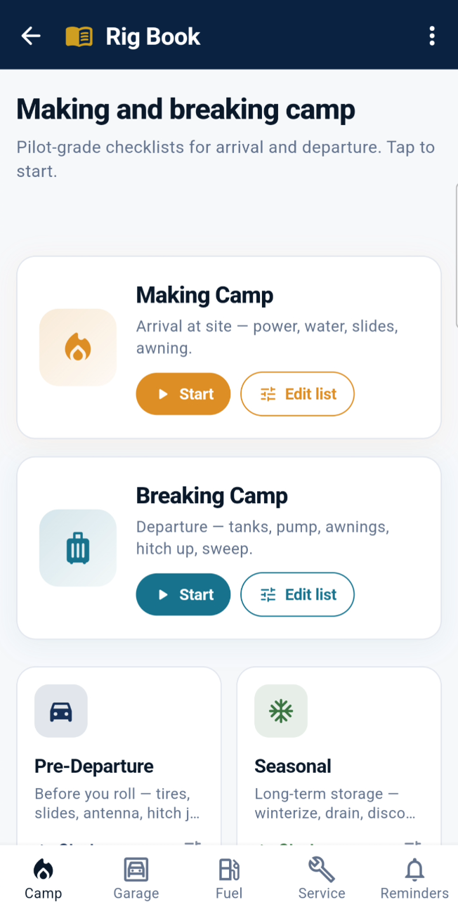 Rig Book