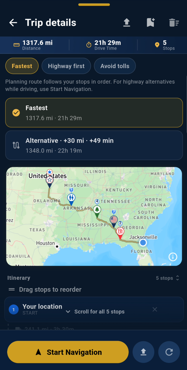 Trip Details